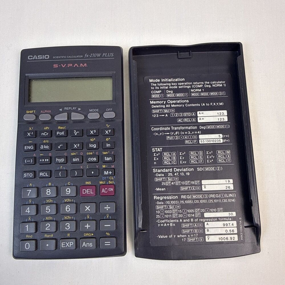 CASIO fx-270W PLUS S-V.P.A.M SCIENTIFIC CALCULATOR